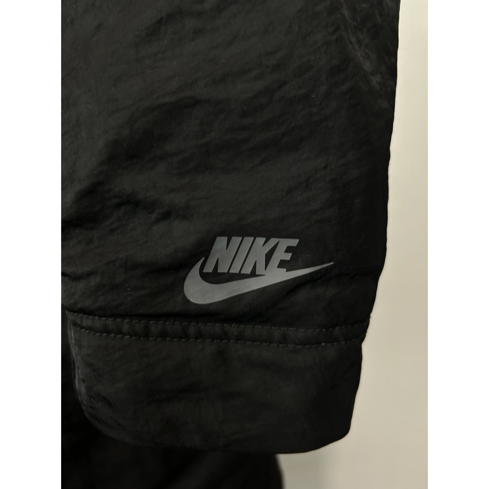Nike Sportswear Parka Coat Mens Large Black Puffer Down Warm Cozy Cinch Hooded - Picture 4 of 13
